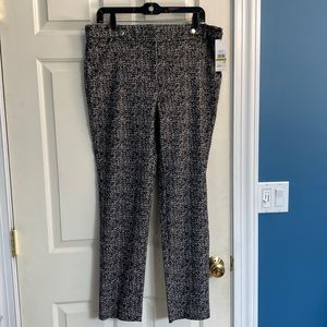 New Calvin Klein black and white pants NWT